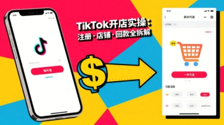 TikTok从开店到投流的进阶课，从基础实操到高阶技巧一网打尽-佳腾网赚