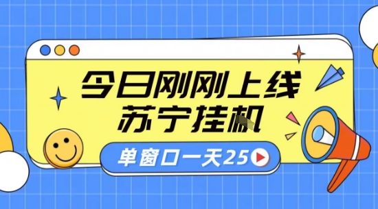苏宁全自动采集挂G项目 稳定可批量 单窗口收益30+ 附教程【揭秘】-佳腾网赚