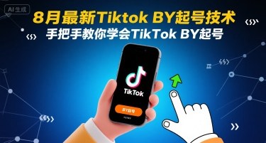 8月最新Tiktok搬运起号技术，手把手教你学会TikTok搬运起号-佳腾网赚