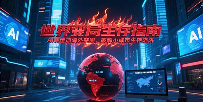 付费文章《世界变局生存指南，AI转型加海外突围，破解小城市生存陷阱》-佳腾网赚