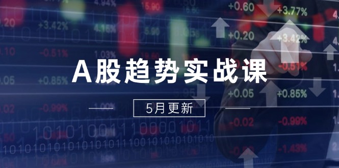A股趋势实战课：主力动向+政策红利，2025全年策略5月更新-佳腾网赚