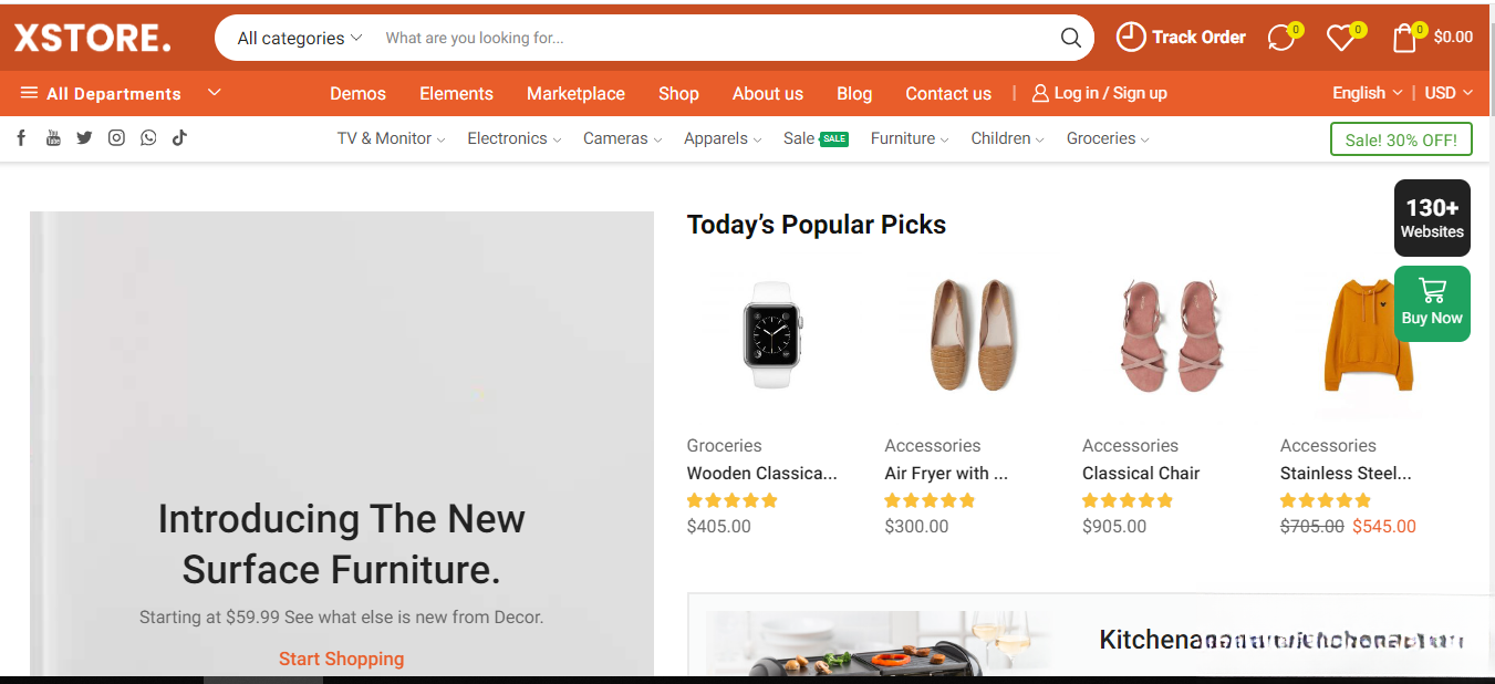 WordPress主题–Xstore v9.5.1 Woocommerce主题 破解版下载-佳腾网赚