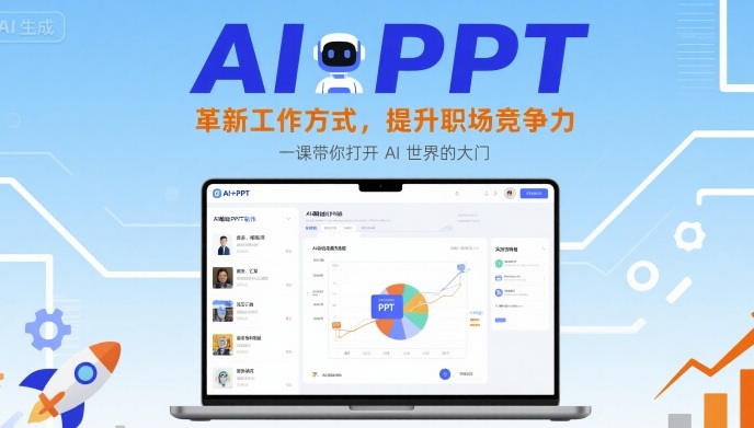 AI+PPT：革新工作方式，提升职场竞争力，一课带你打开 AI 世界的大门-佳腾网赚
