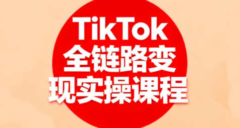 小杨老师·TikTok全链路变现实操课程-佳腾网赚