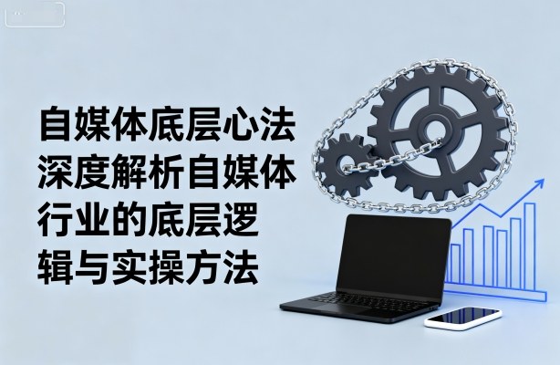 自媒体底层心法，深度解析自媒体行业的底层逻辑与实操方法-佳腾网赚
