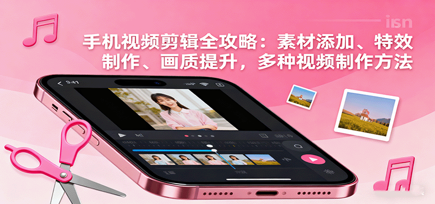 手机视频剪辑全攻略：素材添加、特效制作、画质提升，多种视频制作方法-佳腾网赚