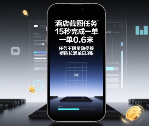 酒店截图任务，15秒完成一单，一单0.6米，任务不限量随便接，矩阵拉满单日3张【揭秘】-佳腾网赚