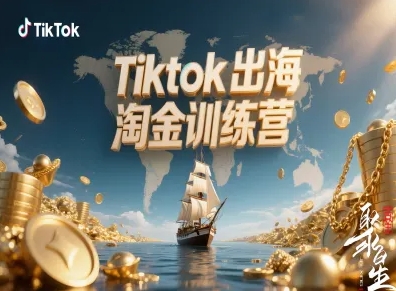 Tiktok出海淘金训练营，跨境电商TK实战变现-佳腾网赚