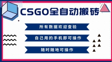 CSGO全自动搬砖，年底钱回家好项目，当天可拿到结果，新手小白轻松月入1W+【揭秘】-佳腾网赚