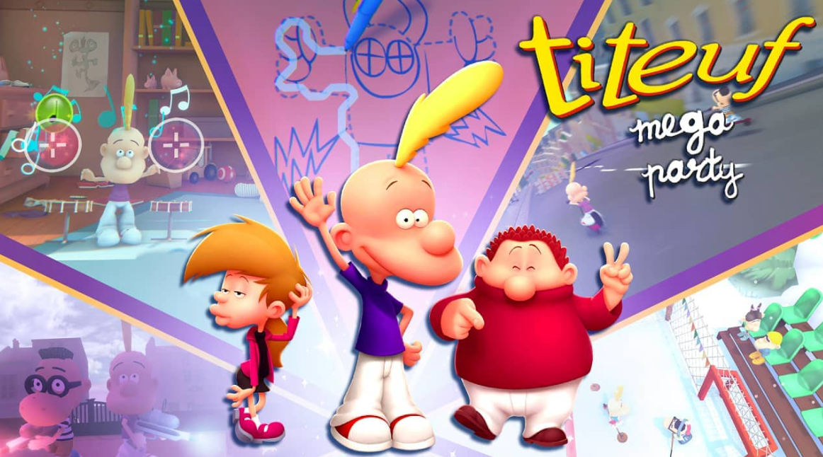 《坏小子迪德夫大派对 Titeuf Mega Party》Switch英文版NSP下载 – 含1.2.0补丁-佳腾网赚