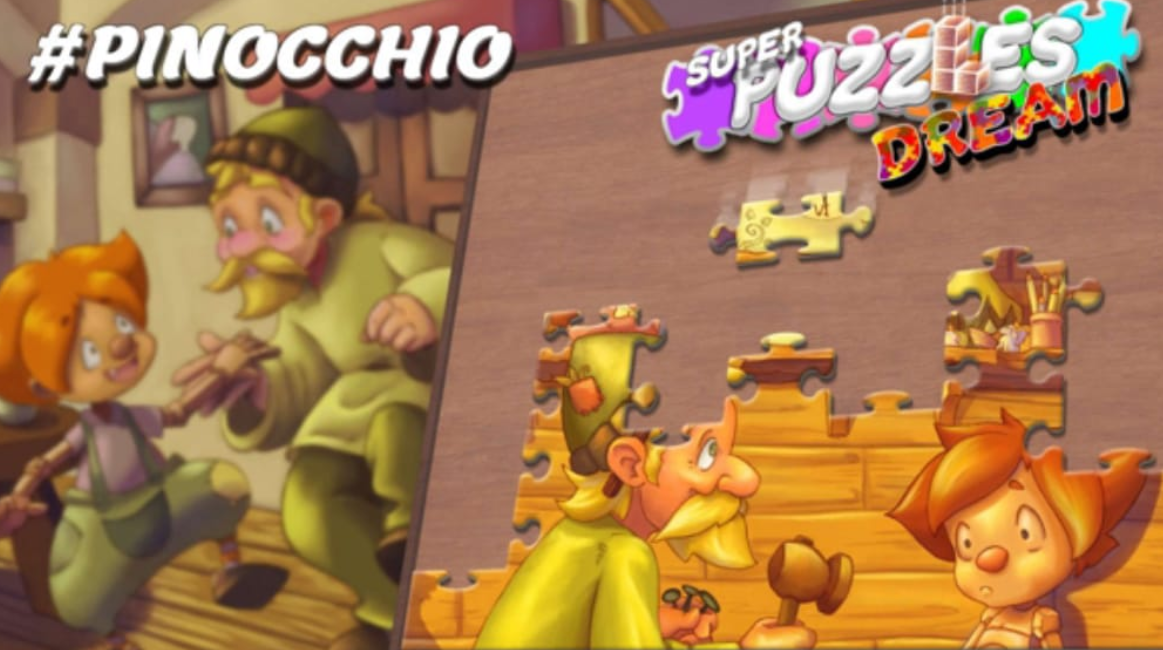 《#匹诺曹：超级拼图梦 #pinocchio, Super Puzzles Dream》Switch英文版NSP下载-佳腾网赚