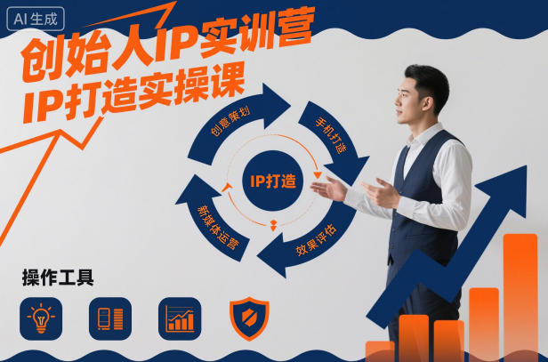 创始人IP实训营，IP打造实操课-佳腾网赚