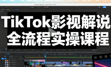 凌帧·TikTok影视解说全流程实操-佳腾网赚