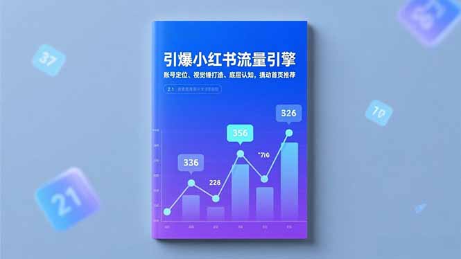 引爆小红书流量引擎，账号定位、视觉锤打造、底层认知，撬动首页推荐-佳腾网赚