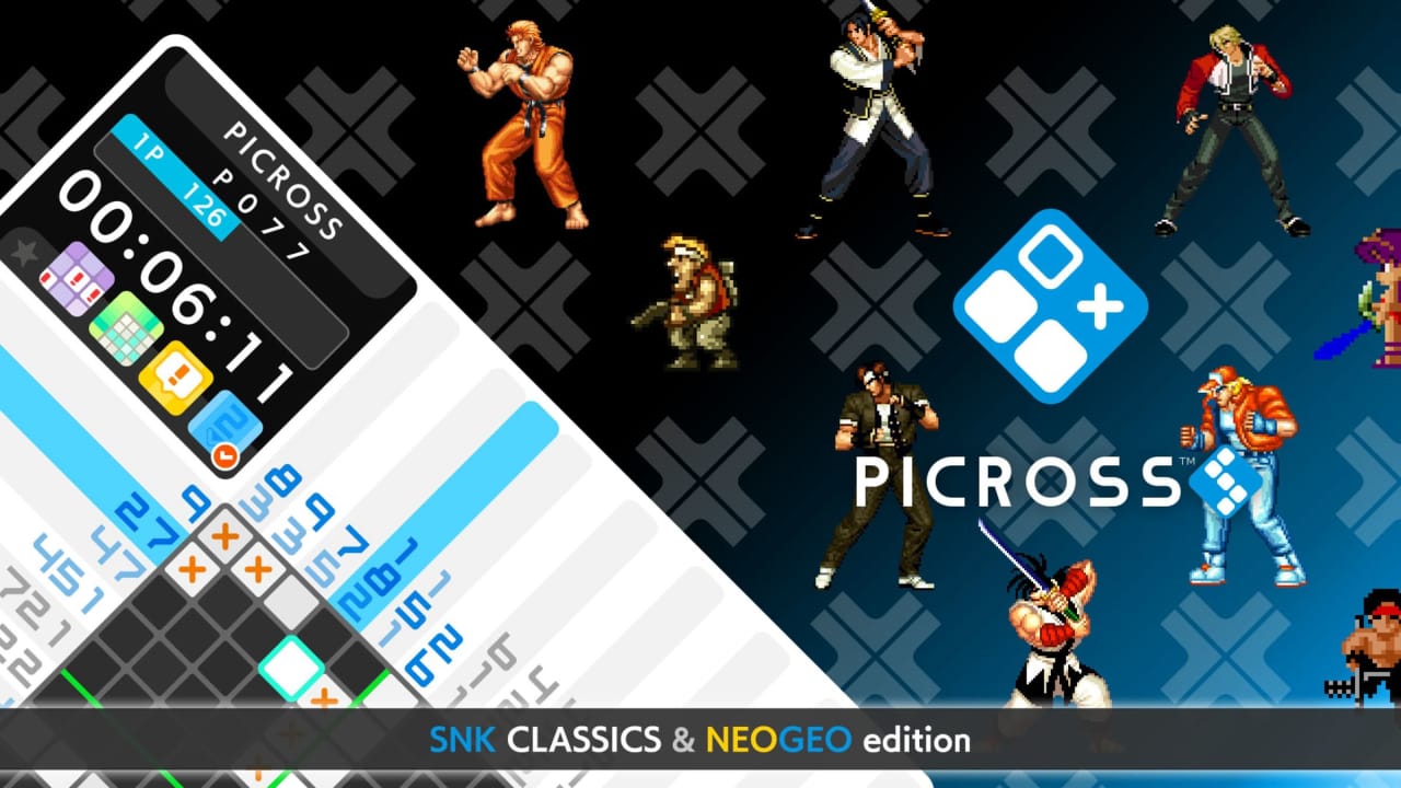 绘图方块S SNK经典＆NEOGEO丨PICROSS S SNK CLASSICS ＆ NEOGEO edition-佳腾网赚