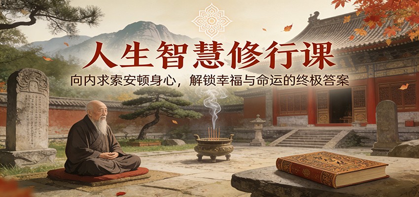 人生智慧修行课：向内求索安顿身心，解锁幸福与命运的终极答案-佳腾网赚