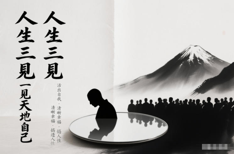 人生三见一见天地见众生见自己，活出自我拥有清晰幸福人生，搞透人性-佳腾网赚