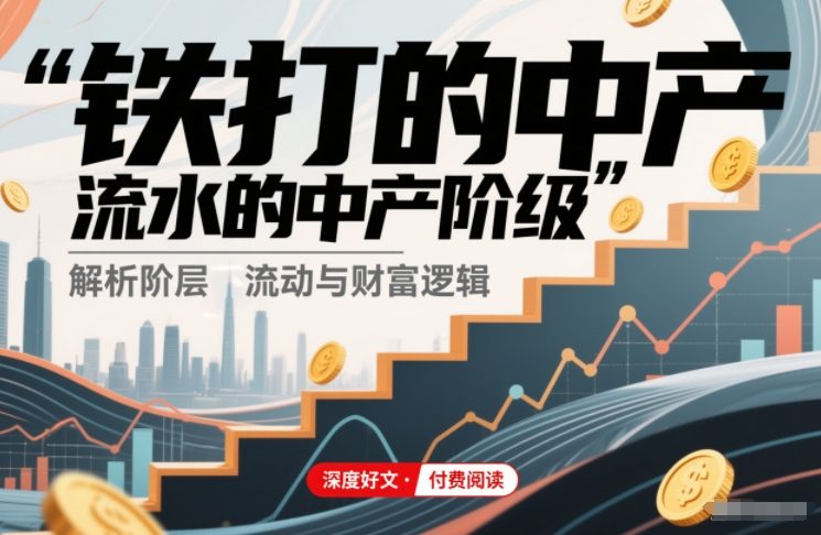 付费文章：铁打的中产，流水的中产阶级-佳腾网赚