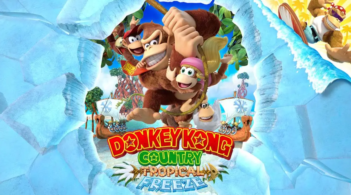 《大金刚：热带寒流 Donkey Kong Country: Tropical Freeze》Switch英文版NSP下载 – 含1.0.2补丁-佳腾网赚