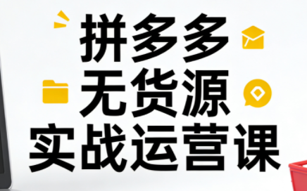 子枫老师·拼多多无货源实战运营课(更新12月)-佳腾网赚