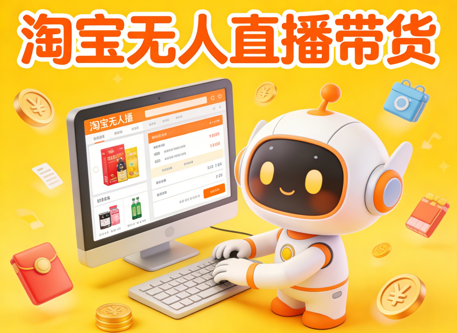 淘宝无人直播带货，24小时自动卖货，月佣金1W+，不违规不封号，不用露脸-佳腾网赚