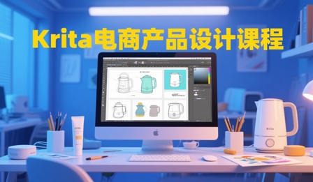 大梦老师·Krita电商产品设计课程-佳腾网赚