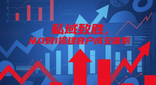 私域致胜，从0到1搭建客户成交体系-佳腾网赚