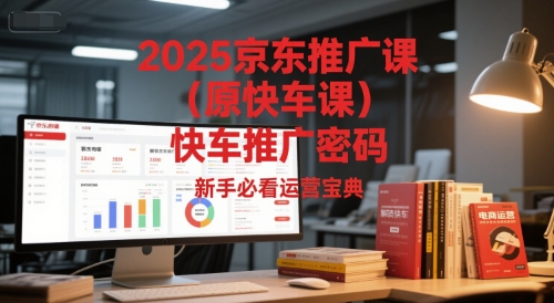 2025京东推广课(原快车课)解锁京东快车推广密码，新手必看运营宝典-佳腾网赚