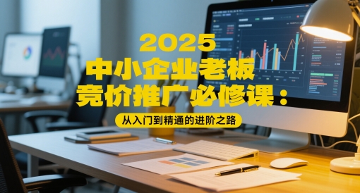 2025中小企业老板竞价推广必修课：从入门到精通的进阶之路-佳腾网赚