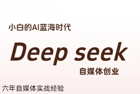 冰冰老师·普通人如何利用Deepseek创业-佳腾网赚